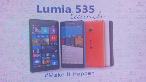 Lumia 535 launch