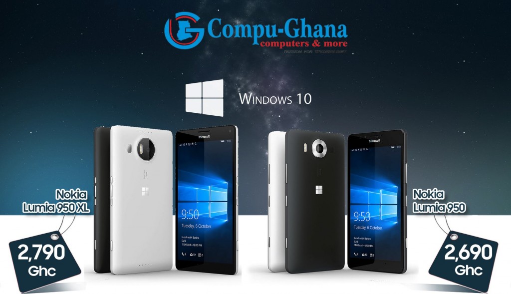 compu ghana lumia 950xl and 950