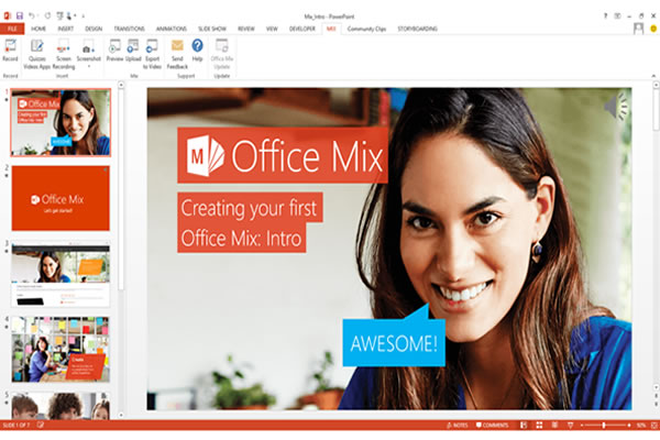 Microsoft Office Mix Preview