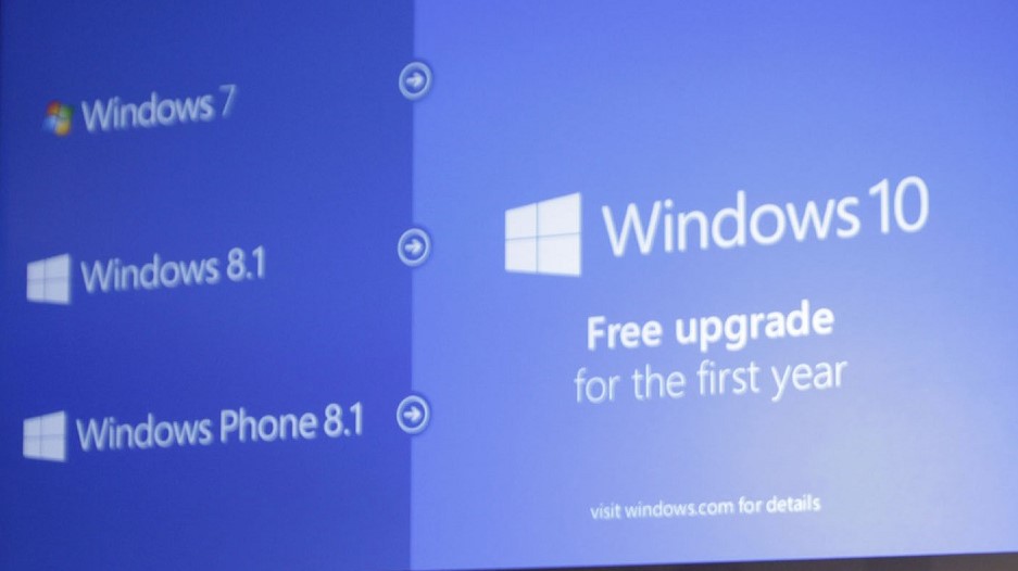 Windows 10 Free Upgrade for First Year