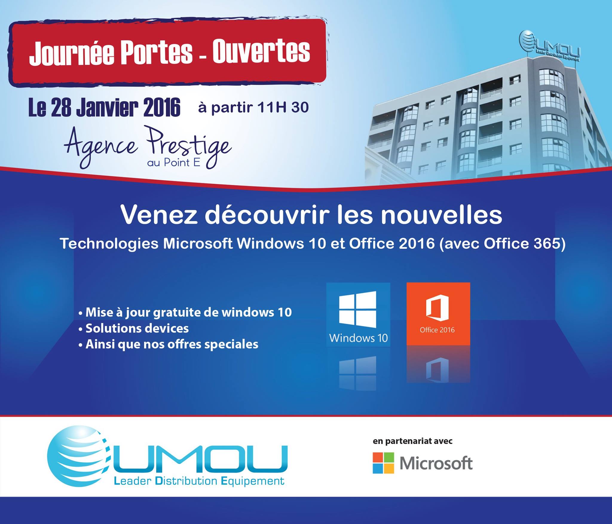 Microsoft et OUMOU Informatique organisent une journée portes ouvertes à Dakar