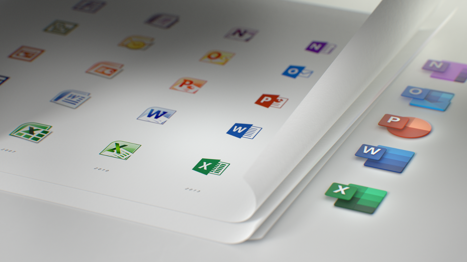 Microsoft redesigns Office 365 Icons to embrace a modern look