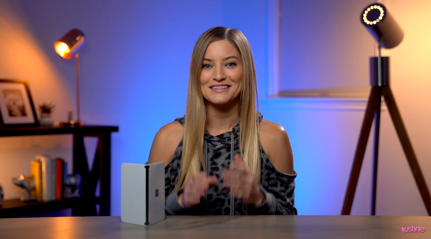 Surface Duo review iJustine YouTube Microsoft 