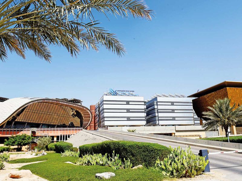 artificial intelligence university the Mohamed bin Zayed University of Artificial Intelligence MBZUAI Campus Abu Dhabi photo