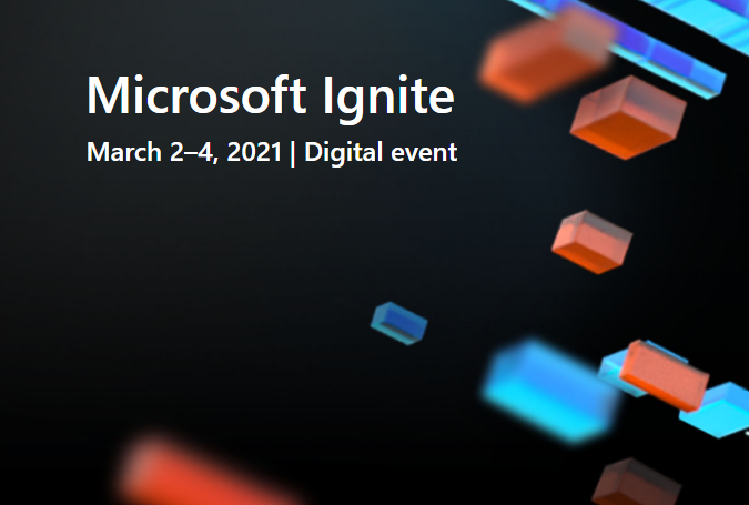 Microsoft Ignite 2021 digital event registration