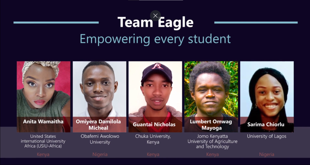 Microsoft Hackathon Game of learners Africa 