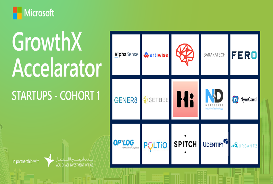 15 startups selected for the first cohort of the Microsoft GrowthX Accelerator program