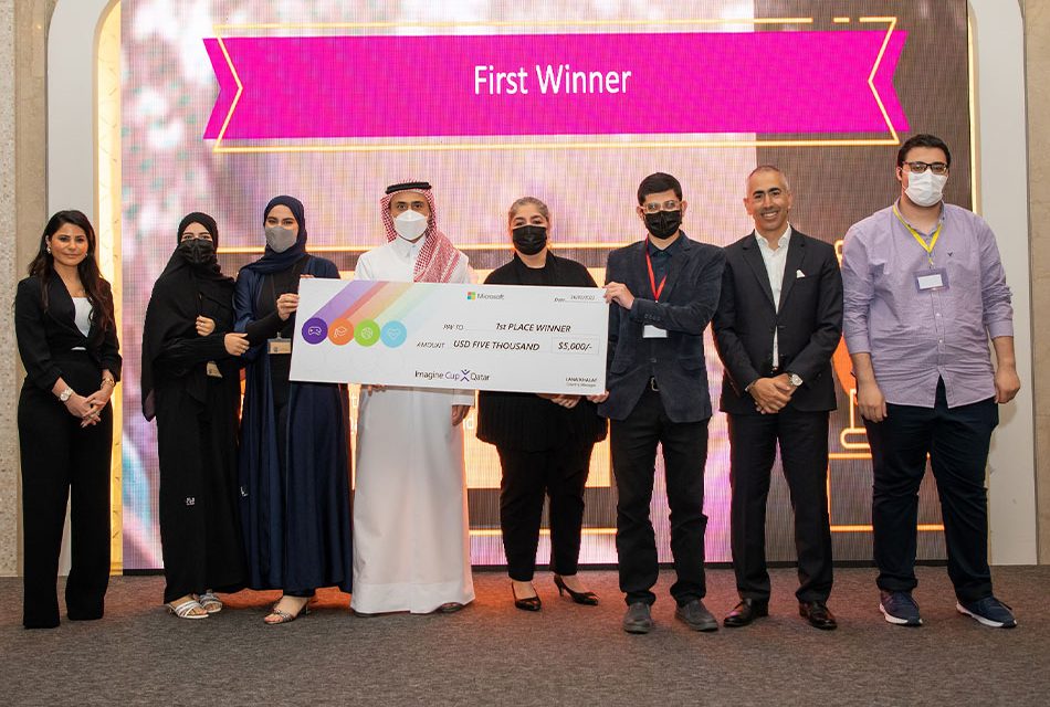 Qatar University students win 2022 Microsoft Imagine Cup Qatar competition
