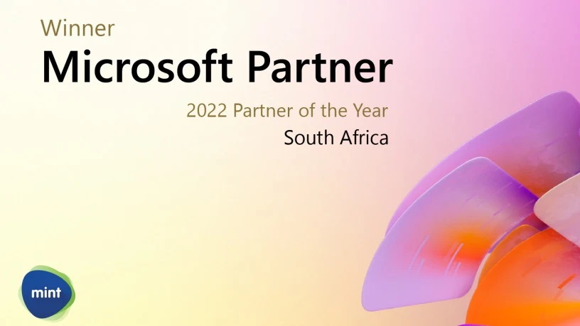 Mint Group wins 2022 Microsoft Partner of the year South Africa country award