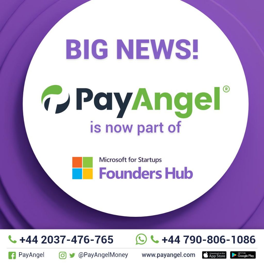 PayAngel to innovate faster with the Microsoft Founders Hub opportunity