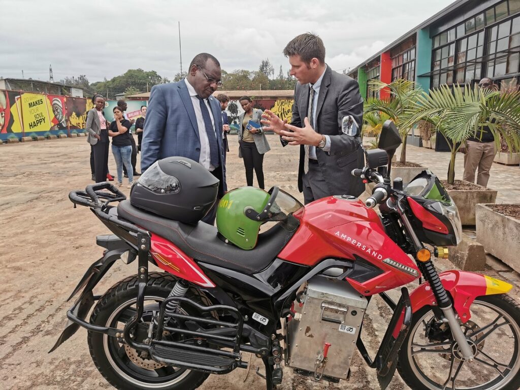 Ampersand e-mobility in Africa using electric motorcycles 