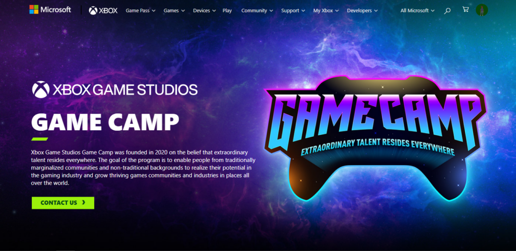 Game Camp Africa on xbox controller logo as Microsoft hosts Xbox Game Camp in Africa