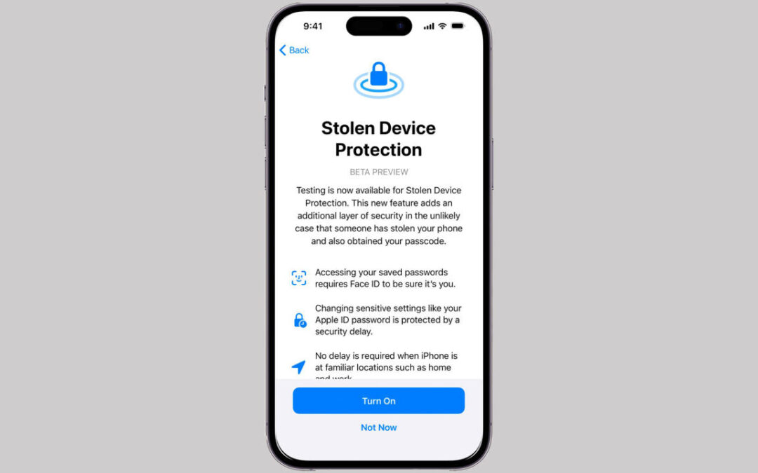 Why you should use iPhone Stolen Device Protection