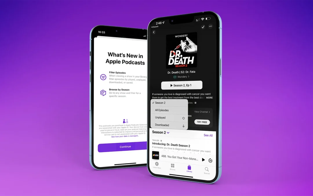 Apple’s first-party Podcasts app